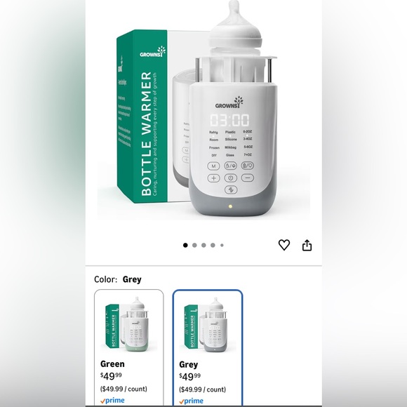 Grownsy 10 in 1 Baby Bottle Warmer - Picture 3 of 3